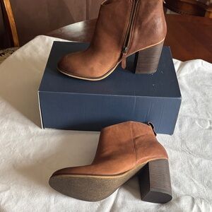 BP Brown Ankle Booties